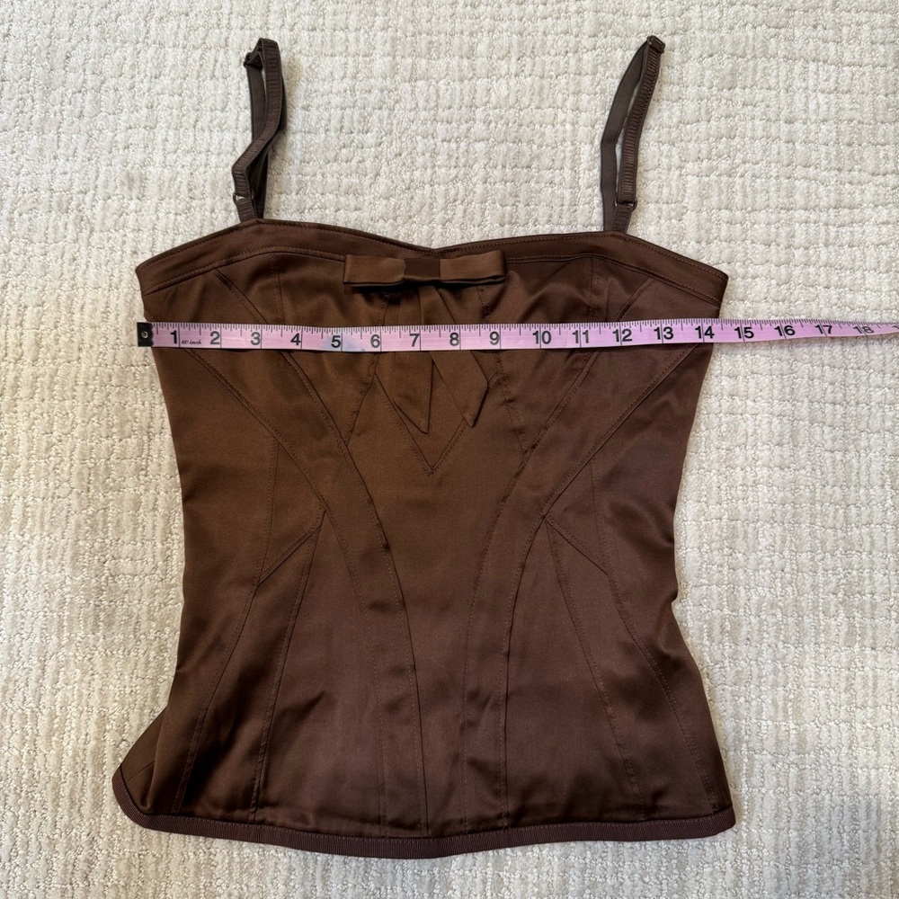 Dolce & Gabbana Brown Silk Camisole EUC - Picture 9 of 13